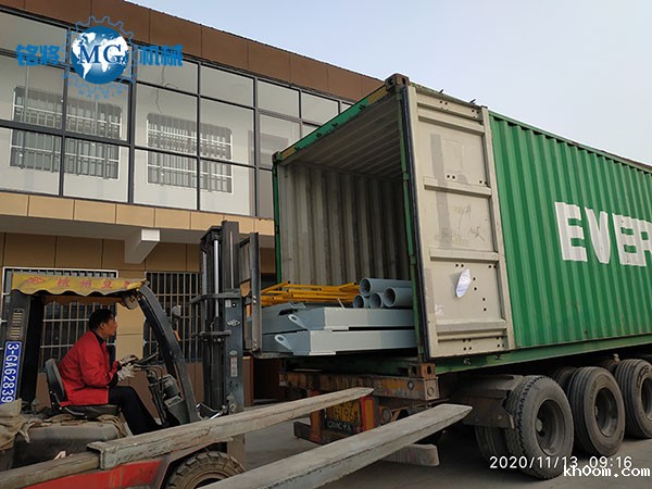 马来西亚半自动干粉砂浆生产线已发货