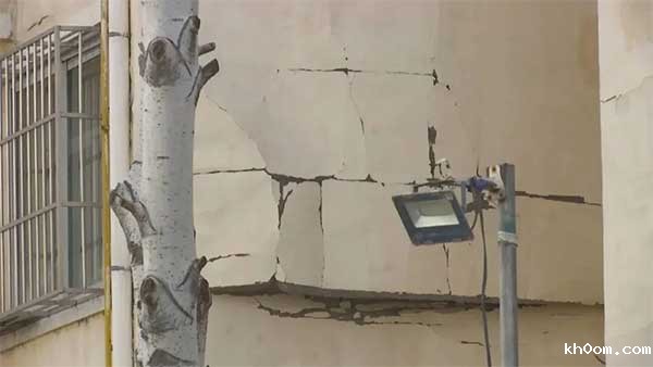 一场大风过后，银川一小区外墙保温层大面积脱落！