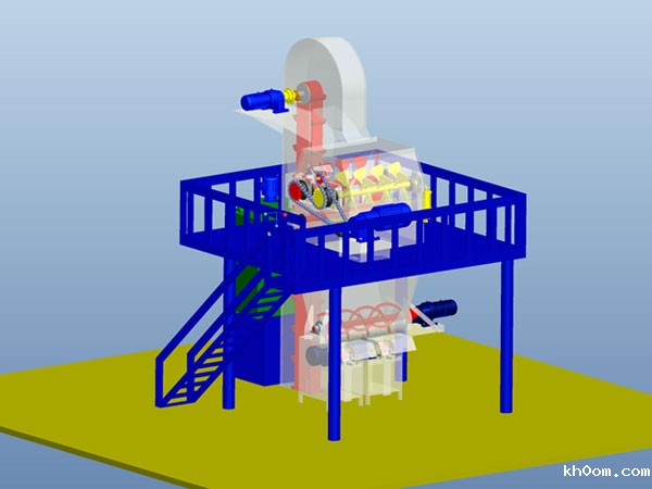 半自动（节能型）干粉砂浆生产线