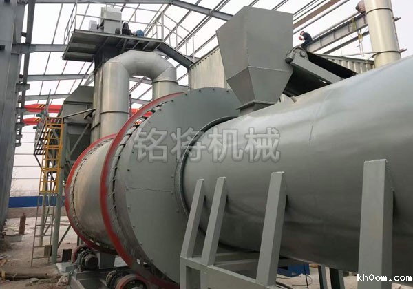 湖北沙子烘干设备安装现场！