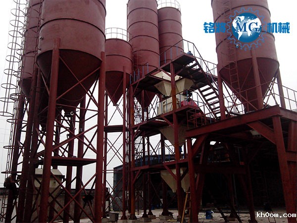 自动干混砂浆设备如何监控原料厂的储备量