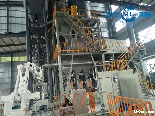 生产腻子粉的设备以及配方