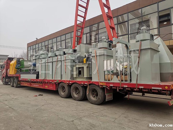 全自动干粉砂浆生产线发货现场