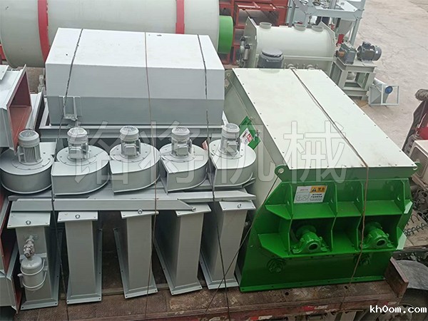 干粉砂浆生产线发货现场