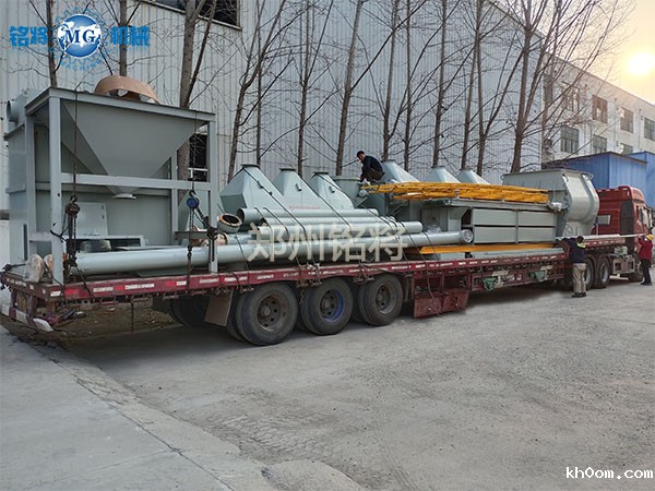 全自动干粉砂浆生产线发往南京